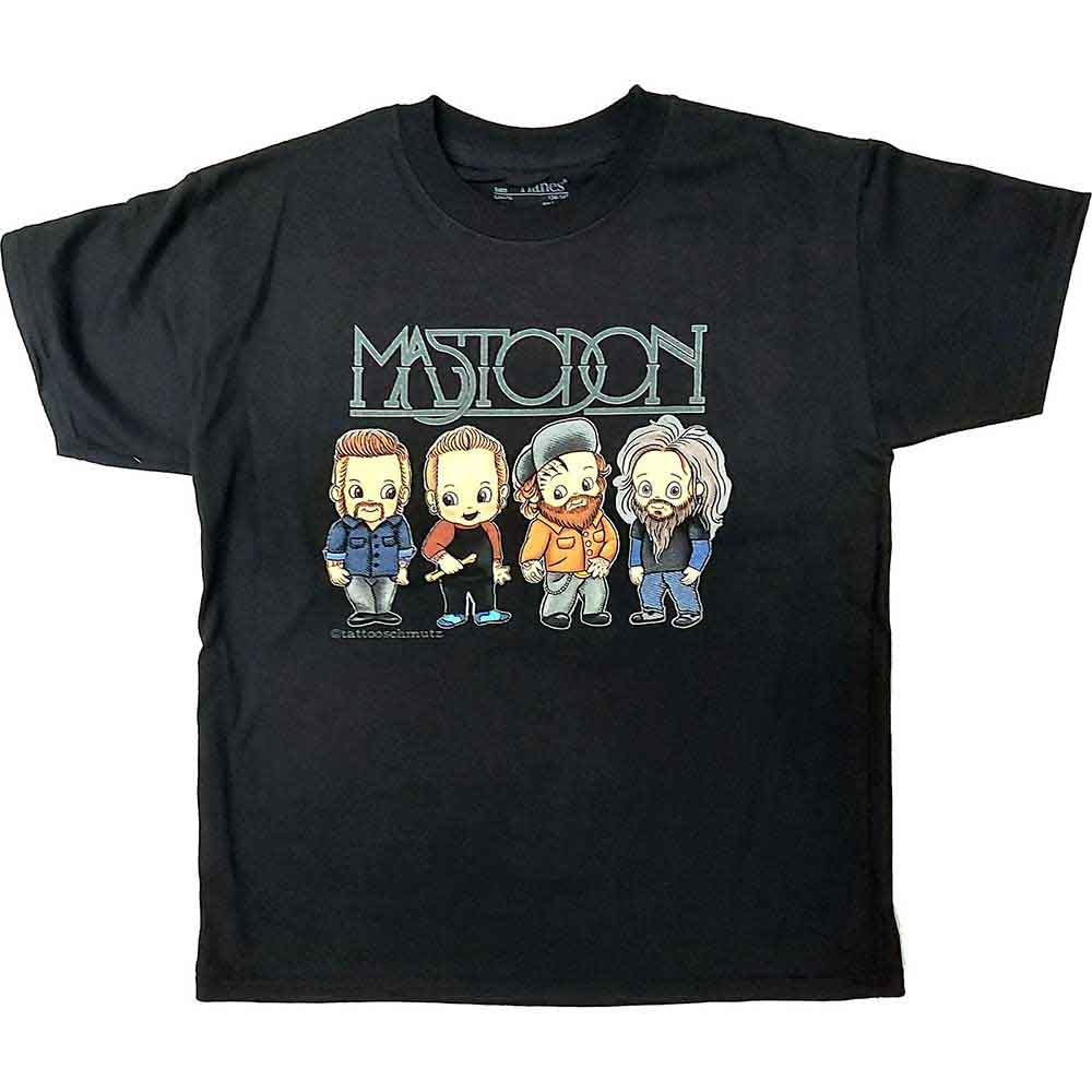 Mastodon: Band Character T-shirt – officielt merchandise