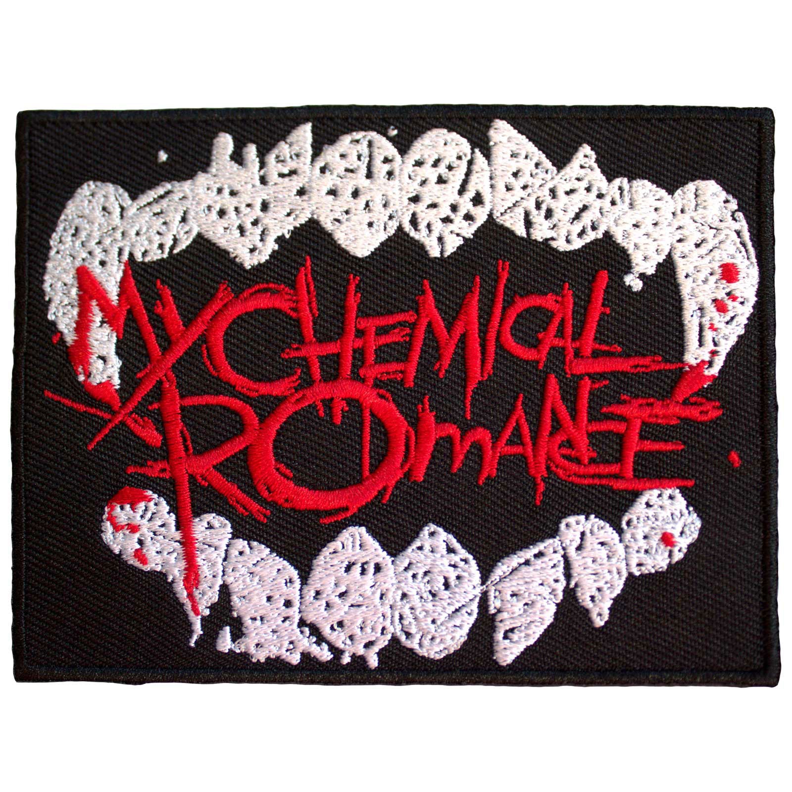 My Chemical Romance: The Black Parade Logo Fangs Standard Patch