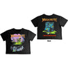 Megadeth: Contaminated Crop Top (Kvinder) (Back Print)
