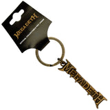 Megadeth: Gold Logo v2 Keychain