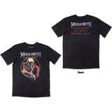 Megadeth: Black Friday Stone Wash T-Shirt (Back Print)
