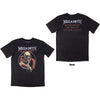 Megadeth: Black Friday Stone Wash T-Shirt (Back Print)