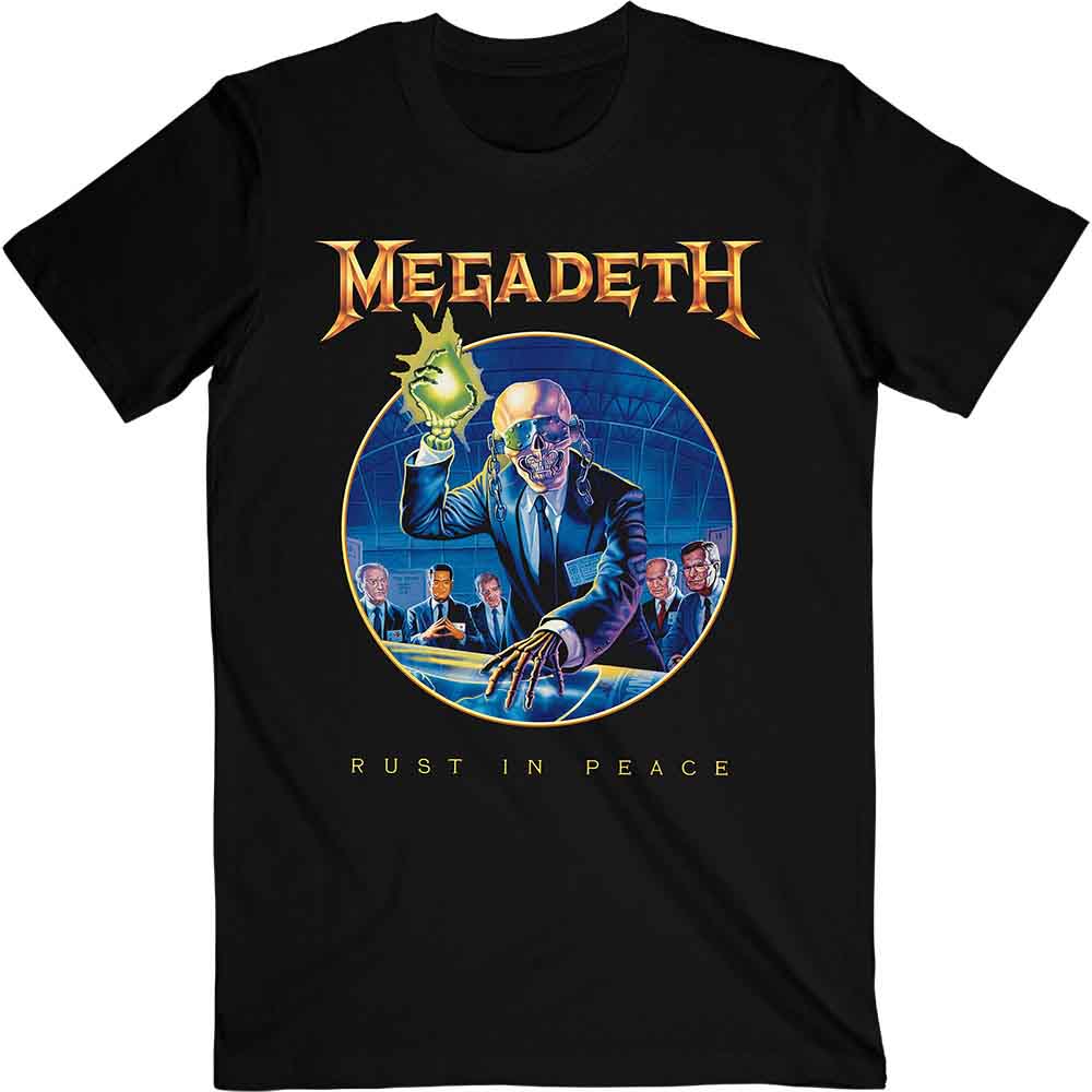 Megadeth: Rust In Peace Anniversary T-shirt – officielt merchandise