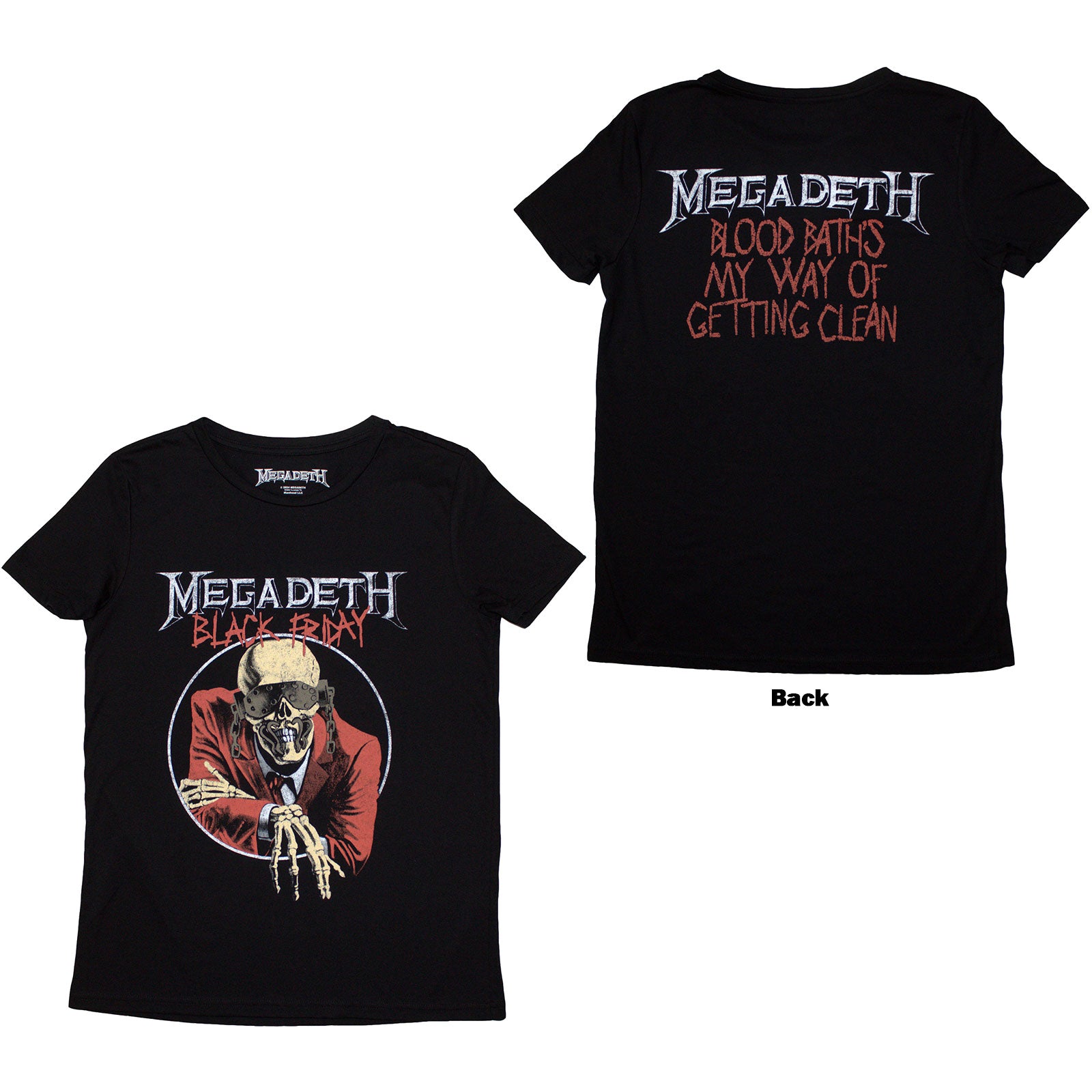 Megadeth: Black Friday T-shirt – officielt merchandise