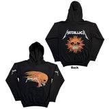 Metallica: Worn Pushead Flaming Skull Pullover Hoodie