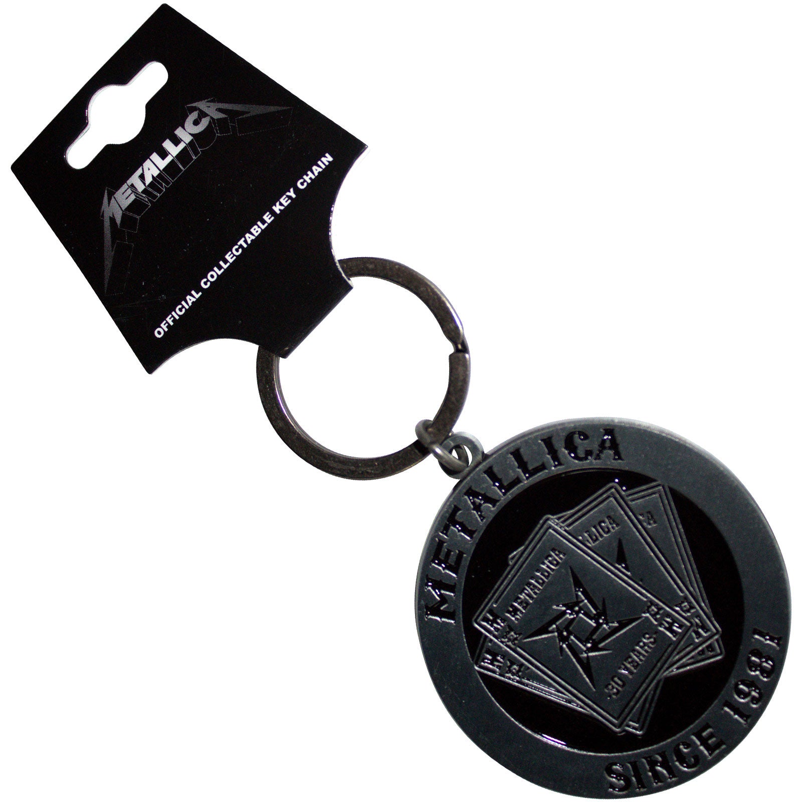 Metallica: 30th Anniversary Playing Card Keychain