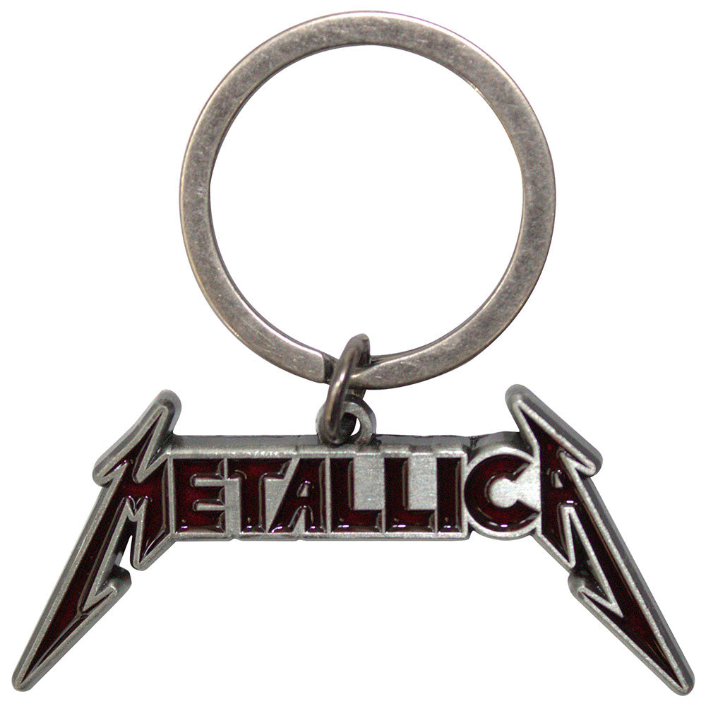 Metallica: Deep Red Logo Keychain (Die Casting)