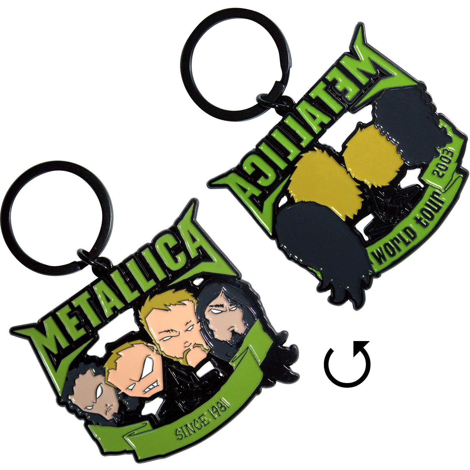 Metallica: Since 1981 Heads Keychain