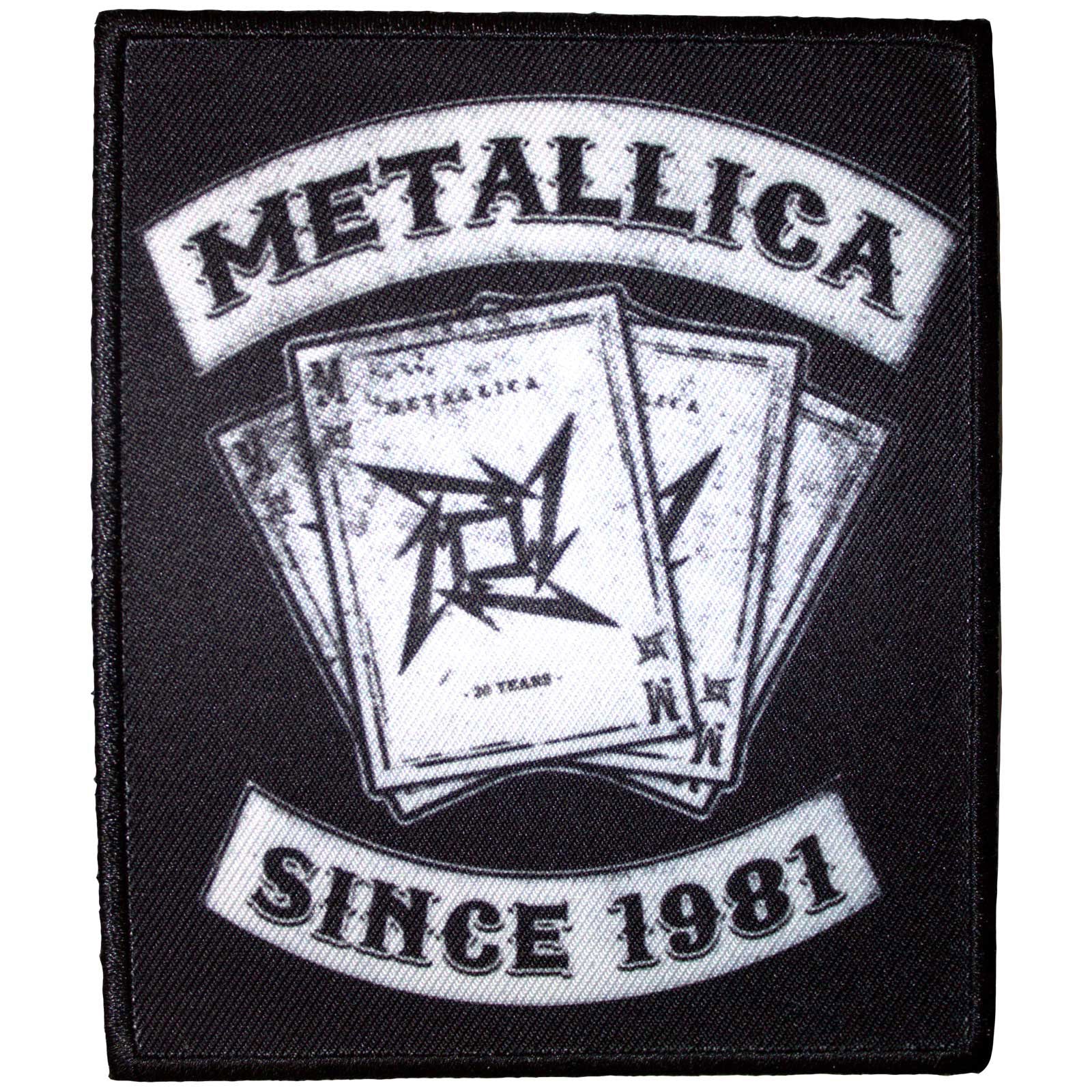 Metallica: 30th Anniversary Playing Card Standard Patch