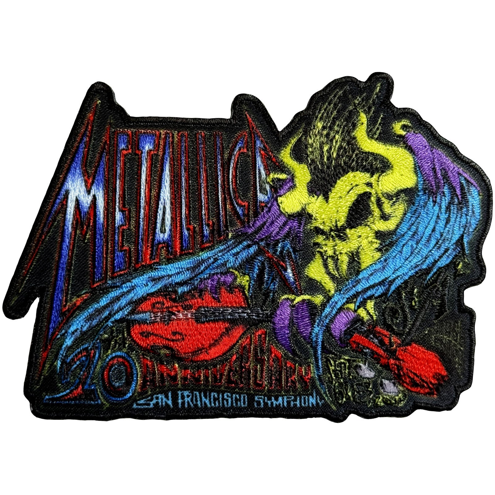 Metallica: Fillmore S & M Poster Woven Patch