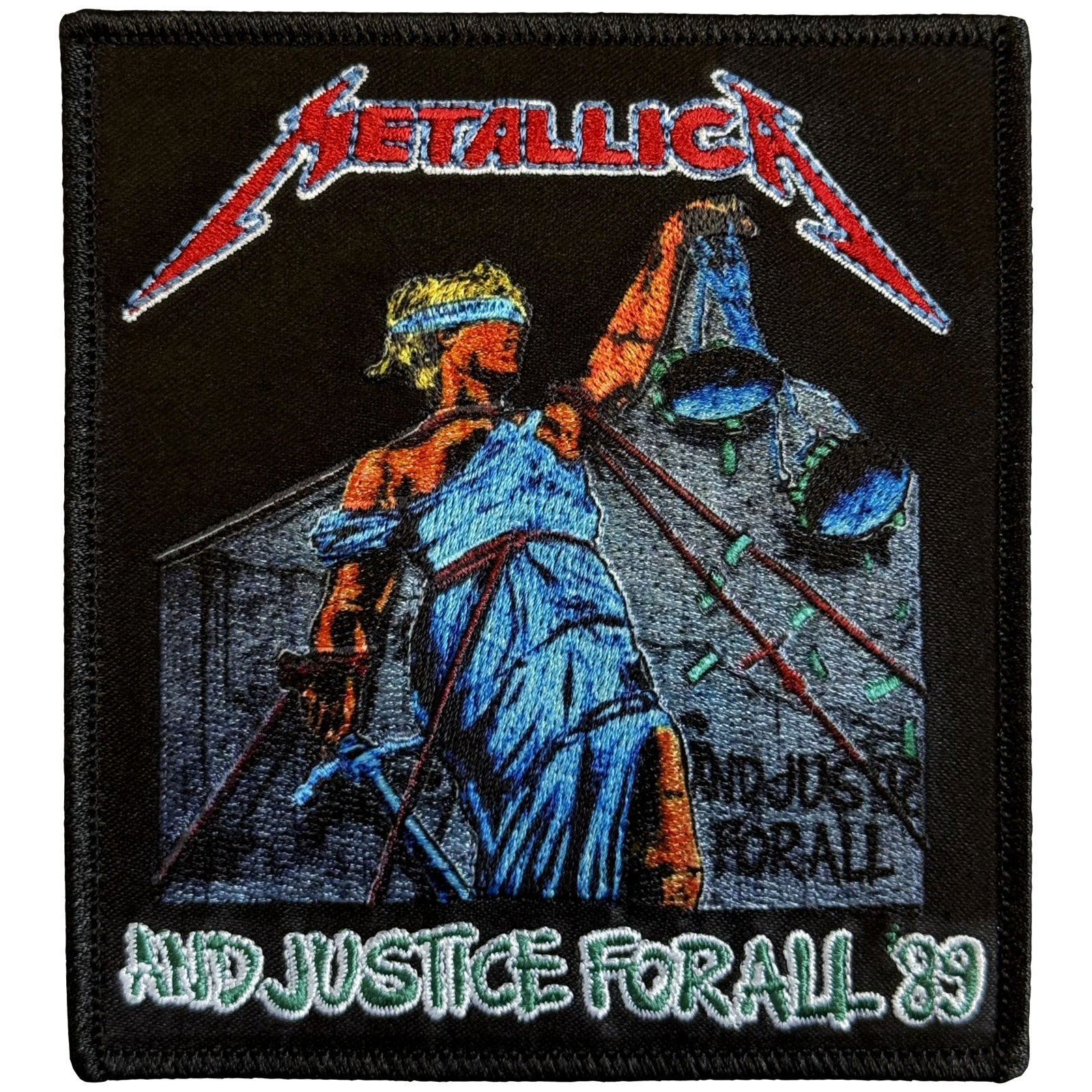 Metallica: Justice Bright Colours Woven Patch