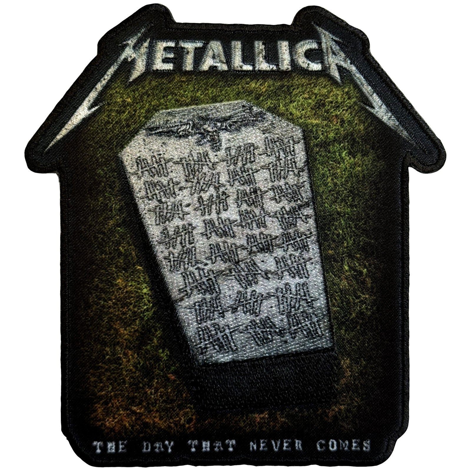 Metallica: Never Die Tombstone Woven Patch