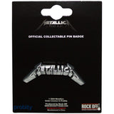 Metallica: 3D Logo Pin Badge (Die Casting)