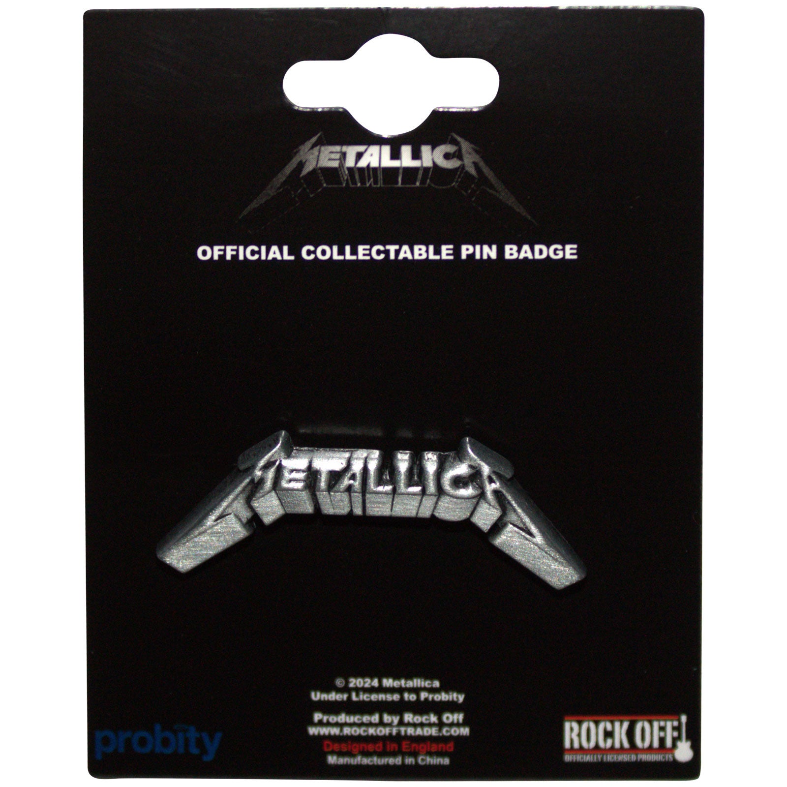 Metallica: 3D Logo Pin Badge