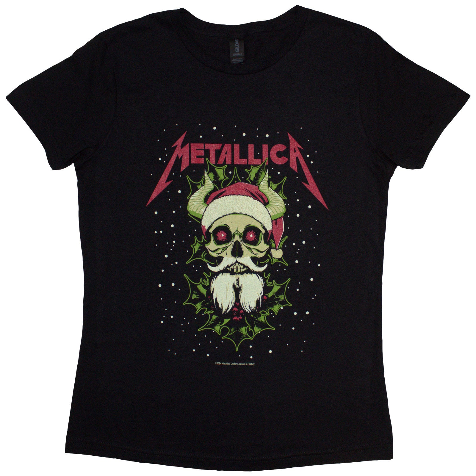 Metallica: Santa Horns T-shirt – officielt merchandise