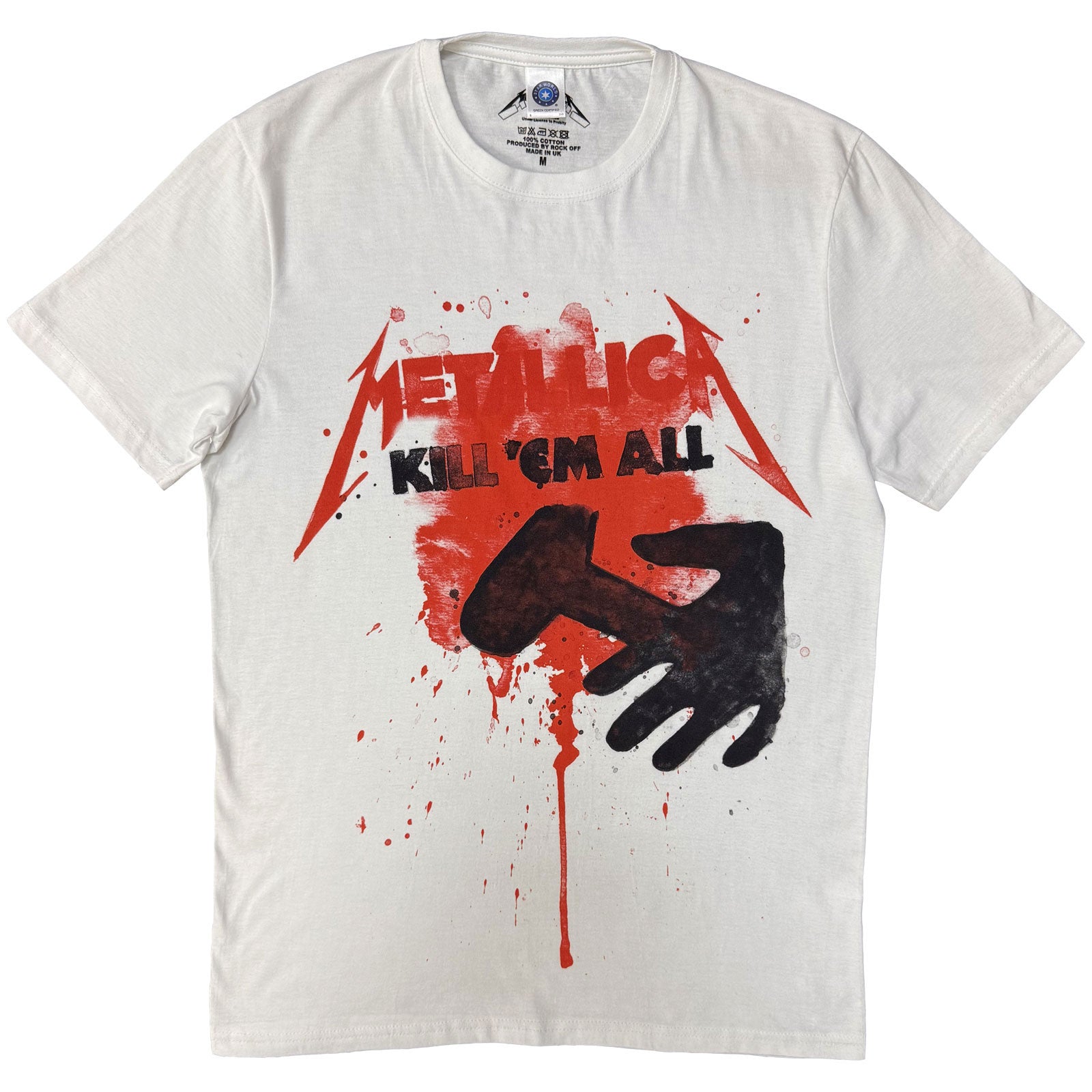 Metallica: Kill Them All Splats T-shirt – officielt merchandise
