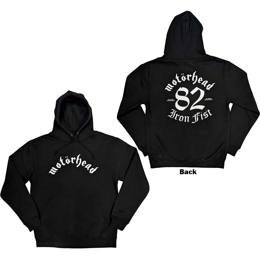 Motorhead: Iron Fist '82 Pullover Hoodie (Back Print)