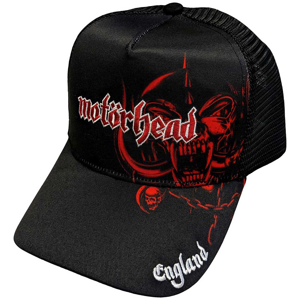Motorhead: England Red Warpig Cap – officielt merchandise