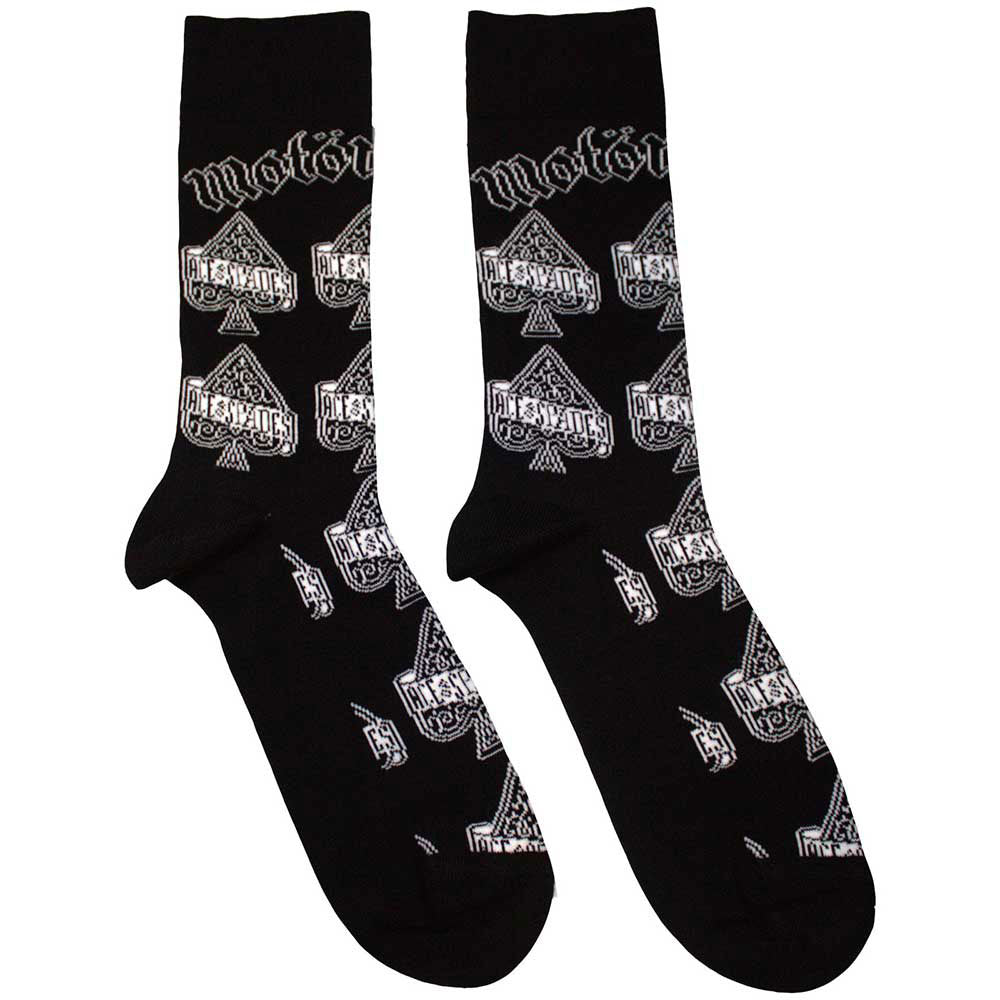 Motorhead: Ace Of Spades Repeat (UK Size 4 - 7) Strømper – officielt merchandise
