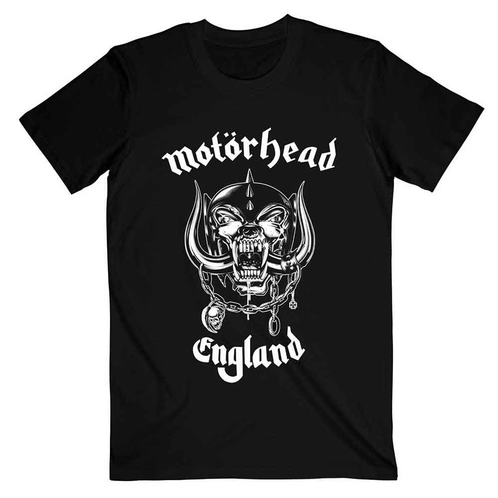 Motorhead: England T-shirt – officielt merchandise