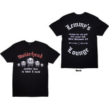 Motorhead: Lemmy's Lounge T-Shirt (Back Print)