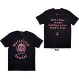 Motorhead: Bomber Lyric T-Shirt (Back Print)