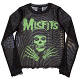 Misfits: Green Hands Crop Top (Kvinder) (Mesh)