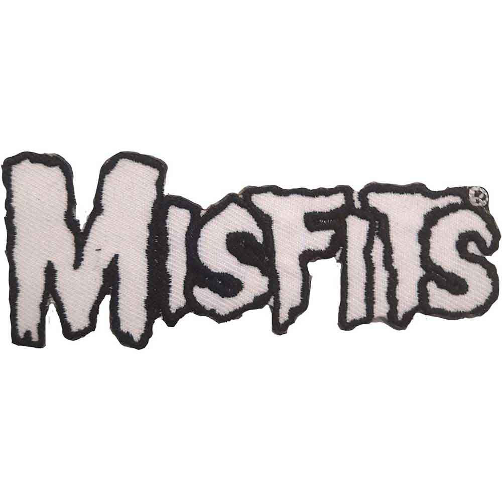 Misfits: White Logo Patch – officielt merchandise
