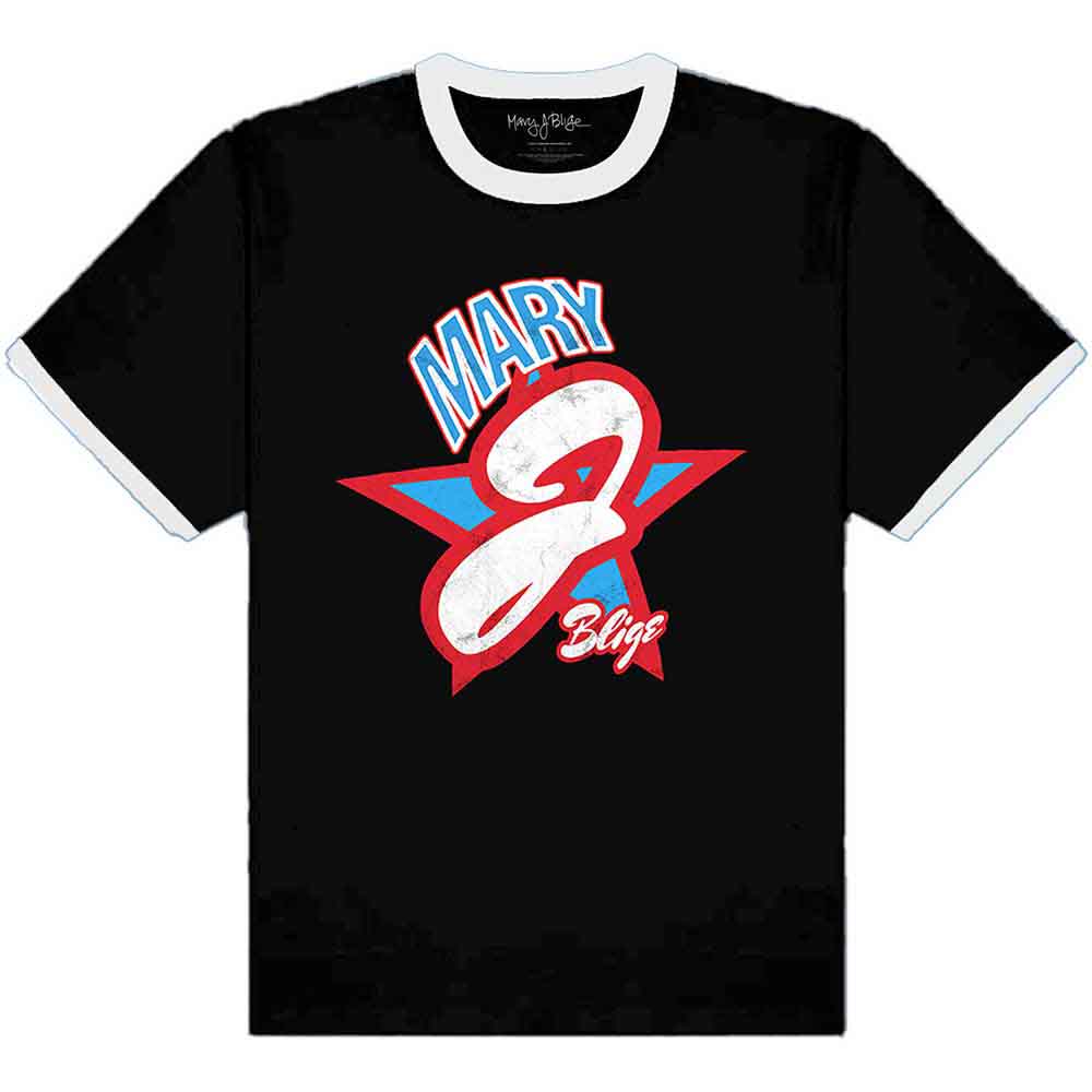 Mary J Blige: Americana T-shirt – officielt merchandise