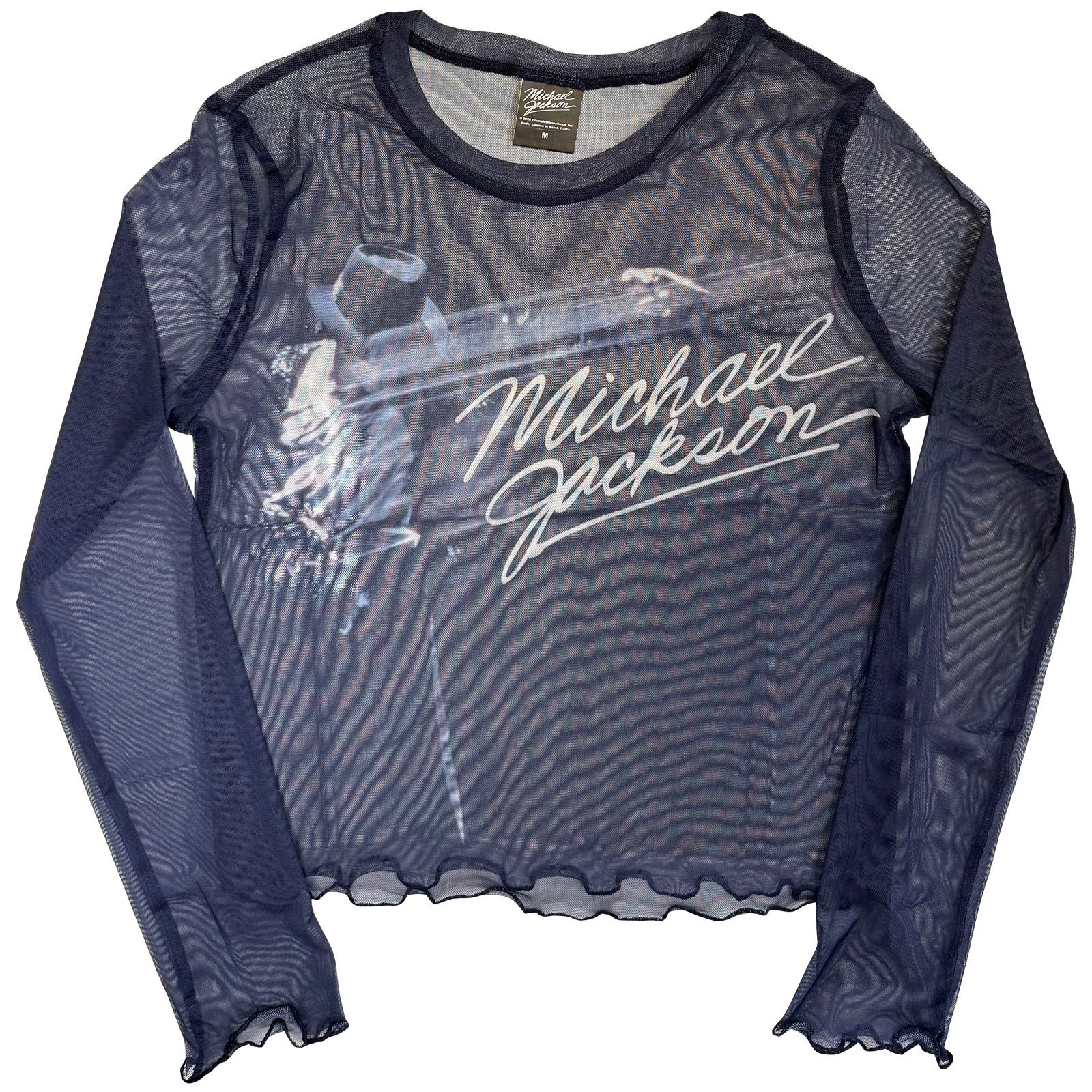 Michael Jackson: Blurred Long Sleeve – officielt merchandise