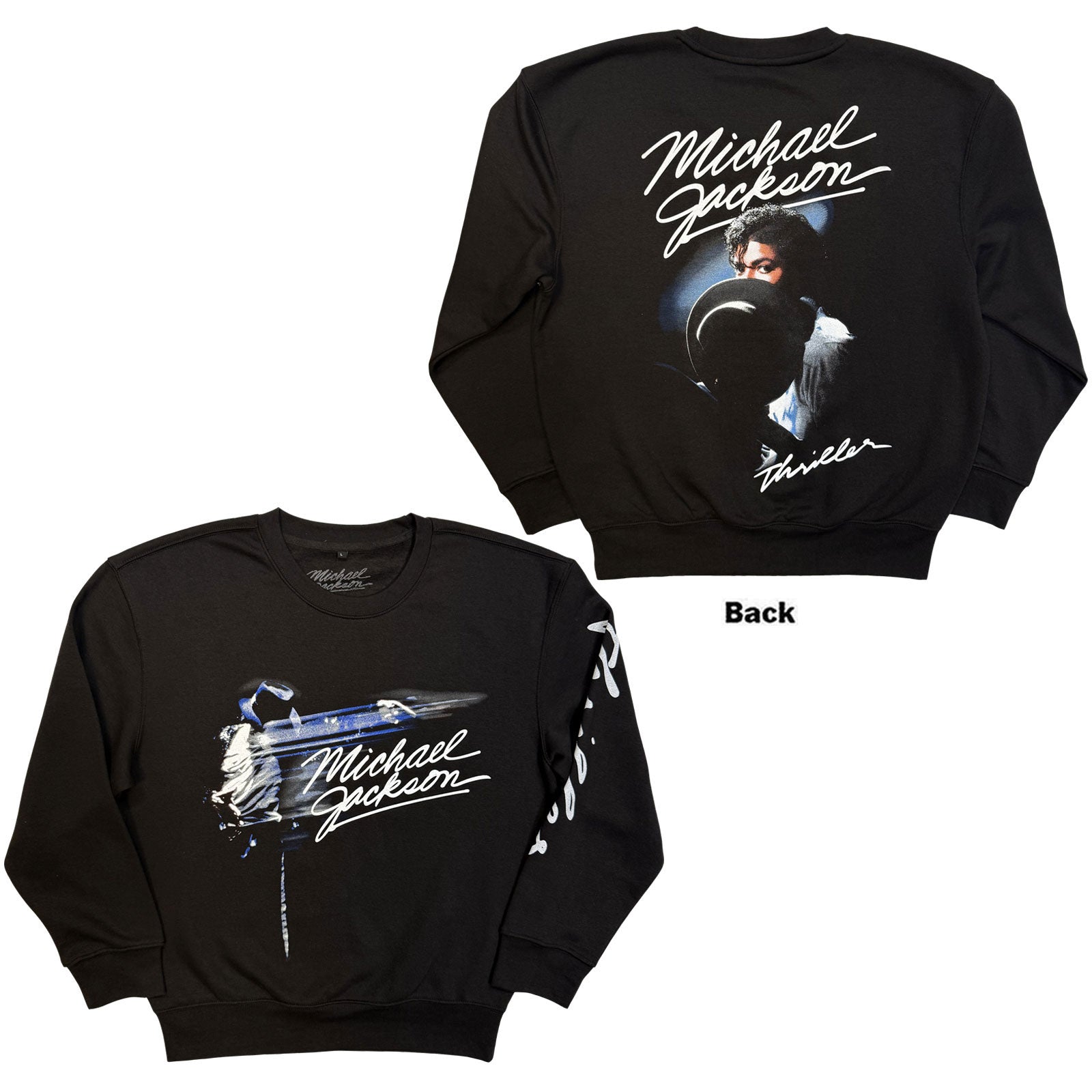 Michael Jackson: Thriller / Hat Poses T-shirt – officielt merchandise