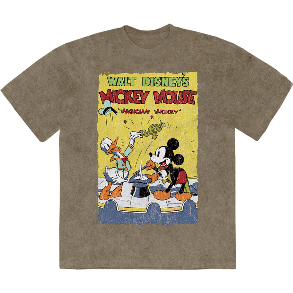 Disney: Mickey Magician Stone Wash T-Shirt (Wash)