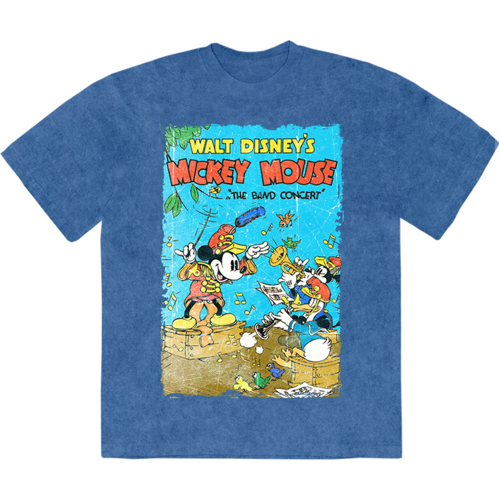 Disney: Mickey The Band Concert Stone Wash T-Shirt (Wash)