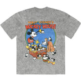 Disney: Mickey Cat Basket Stone Wash T-Shirt (Wash)