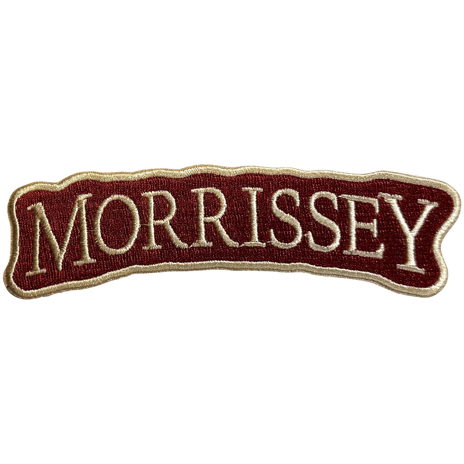 Morrissey: Arched Logo Patch – officielt merchandise