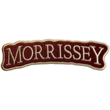 Morrissey: Arched Logo Patch – officielt merchandise