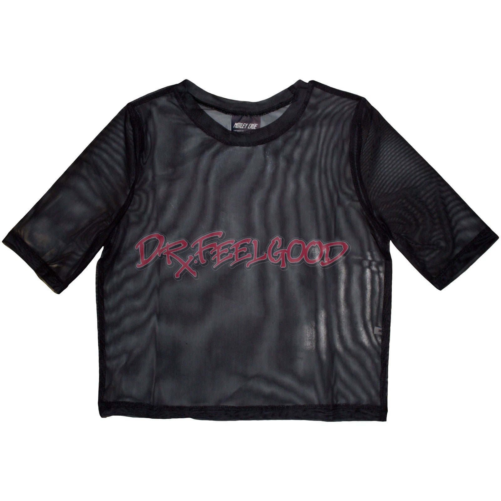 Motley Crue: Dr Feelgood Crop Top (Kvinder) (Mesh)