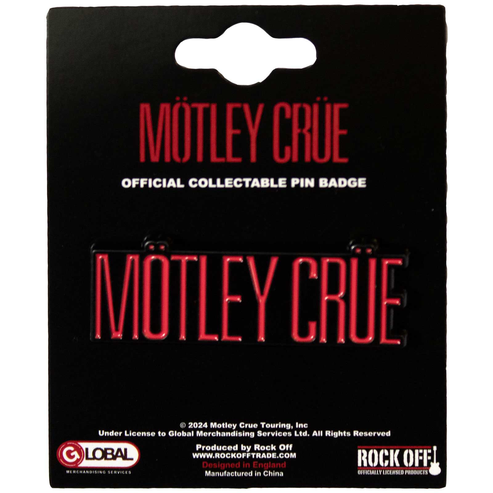 Motley Crue: Logo Pin Badge