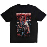 Motley Crue: Live Montage Red T-shirt – officielt merchandise