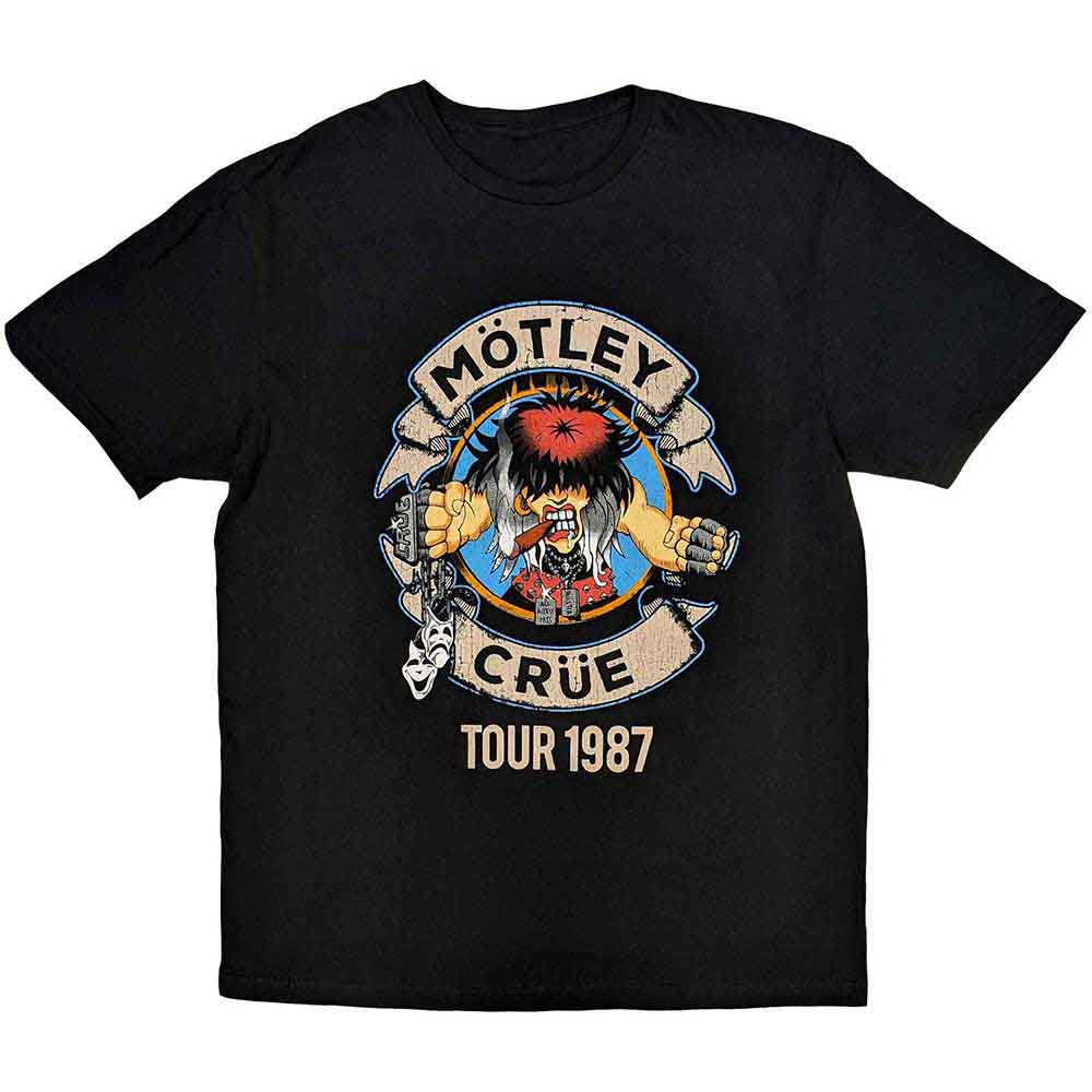 Motley Crue: Girls Girls Girls Tour '87 T-shirt – officielt merchandise