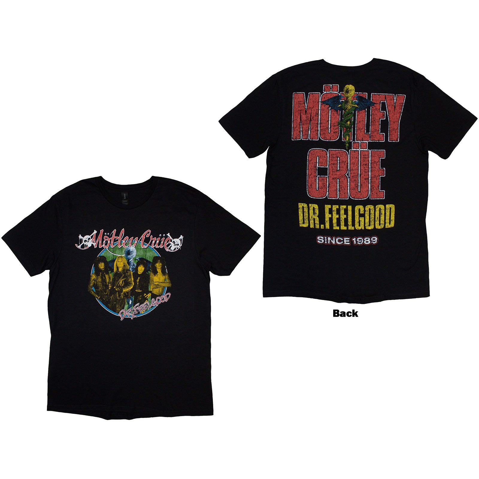Motley Crue: Dr Feelgood Circle Photo 1 T-Shirt