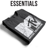 MTV Cracked Logo Bulk T-Shirt T-Shirt fra Essentials