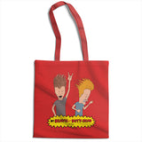 Beavis and Butt-Head Headbanging Tote Bag