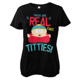 These Are Real Fake Titties Girly Tee