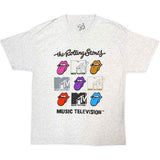 MTV: Rolling Stones Logo Grids T-Shirt