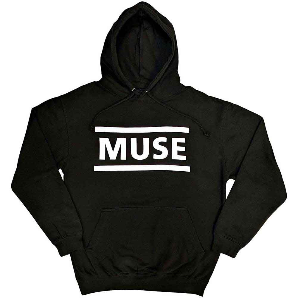 Muse: White Logo Hoodie – officielt merchandise