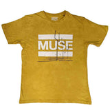 Muse: Origin of Symmetry (Orange Yellow Mineral Wash) (Wash Collection) T-shirt – officielt merchandise