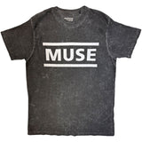 Muse: Logo (Wash Collection) T-shirt – officielt merchandise