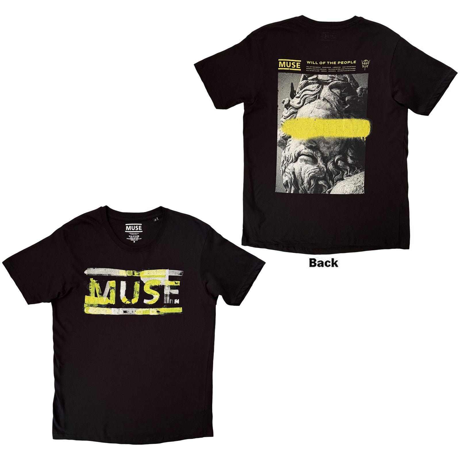 Muse: Will Of The People T-shirt – officielt merchandise