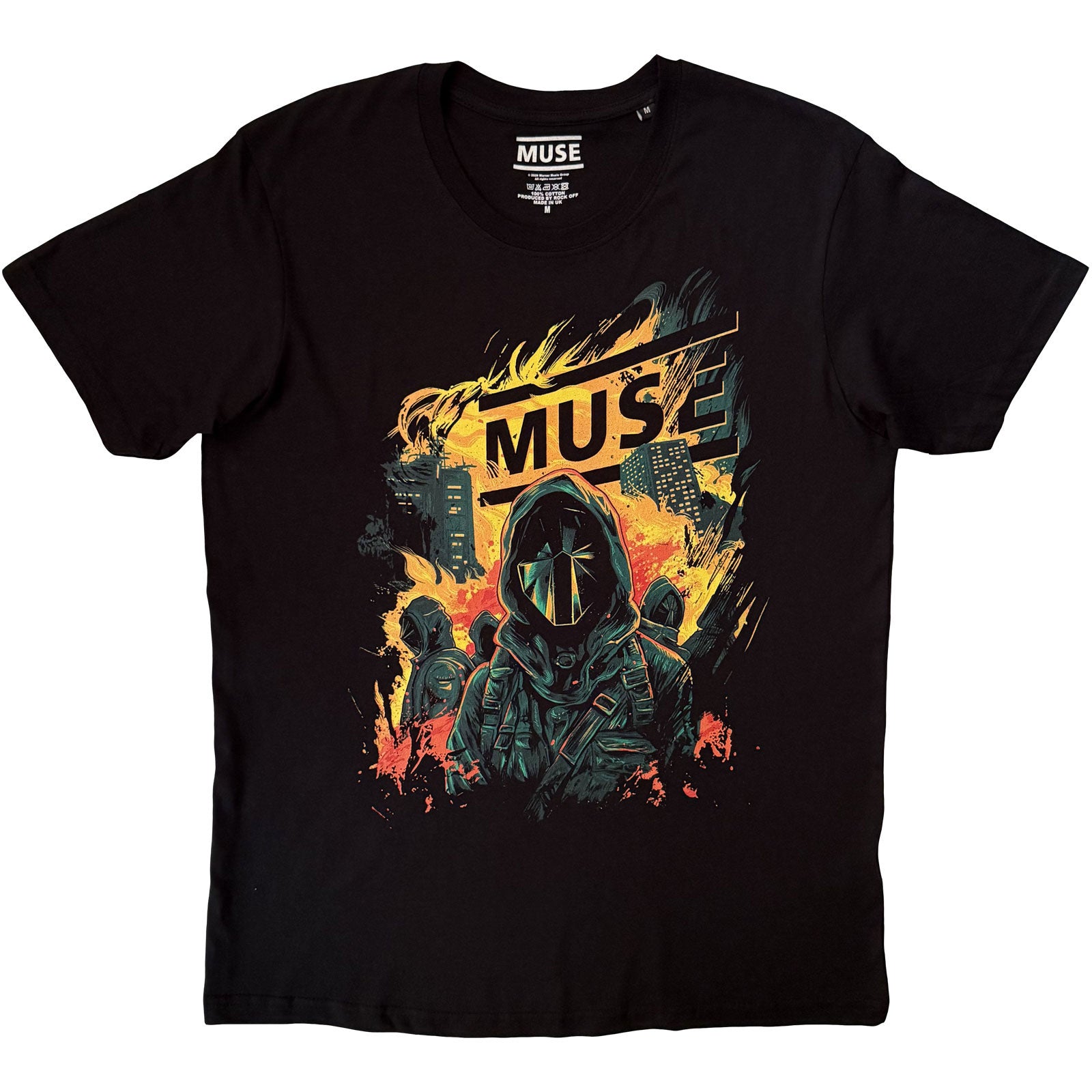 Muse: Burning T-shirt – officielt merchandise